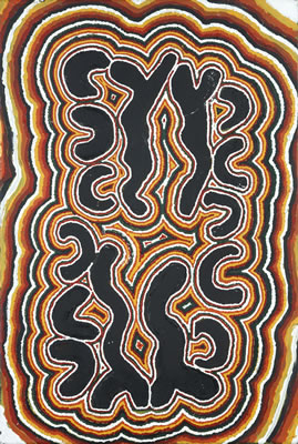 Ningin in the Tanami Desert, 1997 by Johnny Cotchilli Tjakamarra - Auction record, sale price, and art valuation. Compare with similar artists and explore comparable artworks.