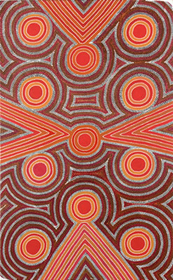 Sample artwork by Jimmy Lion, known for aboriginal art - View similar artists and auction records