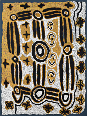 Sans titre by Mona Napaltjarri Rockman - Auction record, sale price, and art valuation. Compare with similar artists and explore comparable artworks.