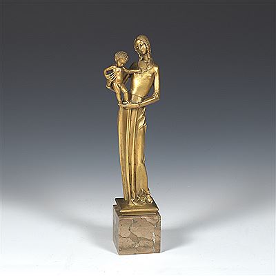 Mother and child, dated 1926