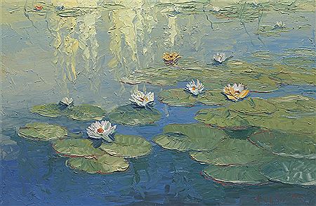 "Waterlily in Garden"