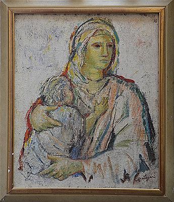 Woman with a child