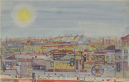 CITY. 1948 by Bedrich Petrovan - Auction record, sale price, and art valuation. Compare with similar artists and explore comparable artworks.
