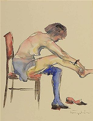 Sample artwork by Jiri Svengsbir (1921 - 1983), known for painting - View similar artists and auction records