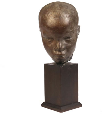 Head of a black boy