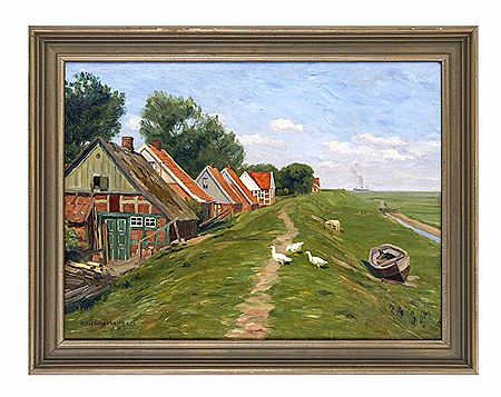 Houses at the dike