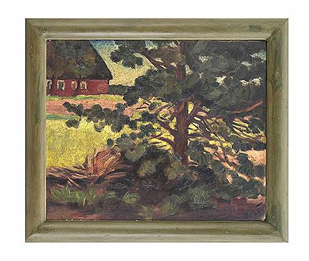 Worpsweder homestead by Friedrich Rumler-Siuchninski - Auction record, sale price, and art valuation. Compare with similar artists and explore comparable artworks.