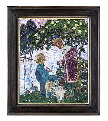 "King with shepherdess"