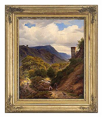 Romantic landscape by Arnold Schulten - Auction record, sale price, and art valuation. Compare with similar artists and explore comparable artworks.