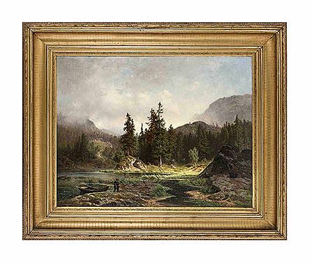 River course in the mountains