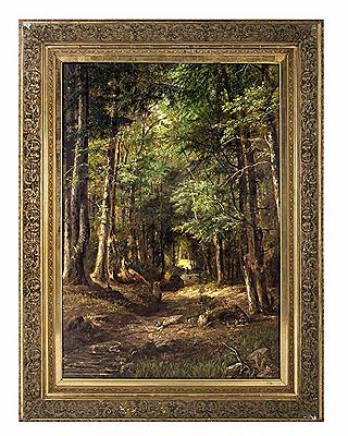 Forester in the forest