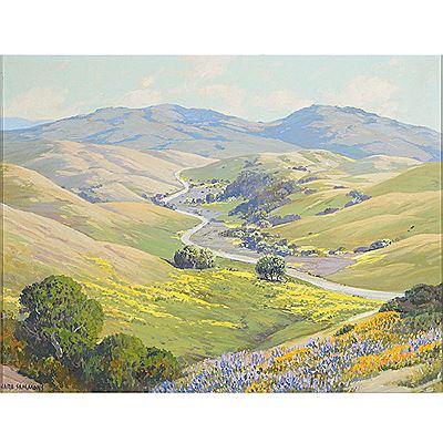 Rolling Hills by Carl Sammons - Auction record, sale price, and art valuation. Compare with similar artists and explore comparable artworks.