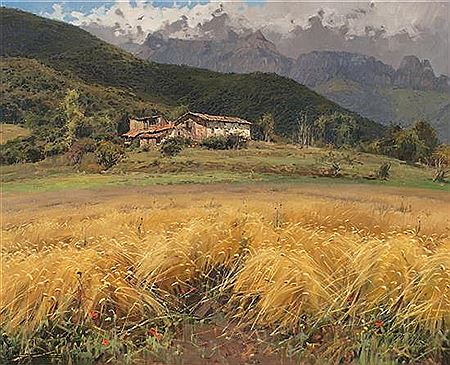 Paisaje de la Vall d''en Bas