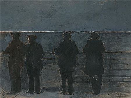 Crew on the deck of a boat