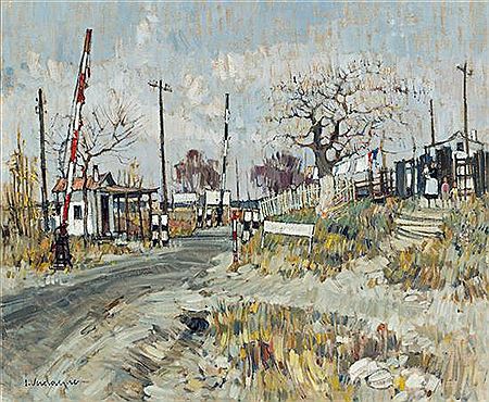 Level crossing by Josep Verdaguer Coma - Auction record, sale price, and art valuation. Compare with similar artists and explore comparable artworks.