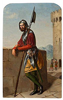 A halberdier