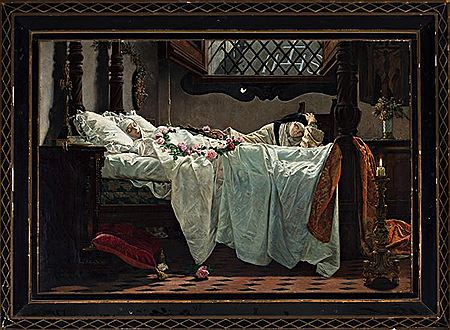 "La vittima de la primogenitura" o "Víctima del claustro"