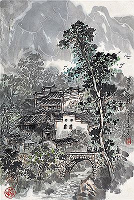 VILLAGE by Chong'an Miao - Auction record, sale price, and art valuation. Compare with similar artists and explore comparable artworks.