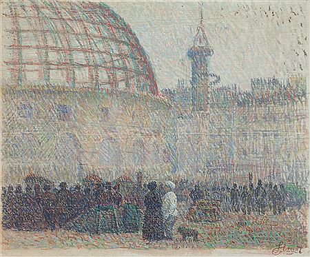 La halle aux blés, 1887
