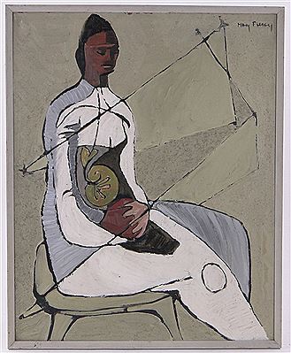 Sample artwork by Mary Piercy, known for expressionist - View similar artists and auction records