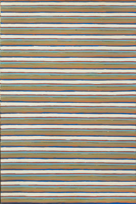 Sample artwork by Masaaki Yamada (1929 - 2010), known for paintings of stripes and colors, geometric abstraction - View similar artists and auction records