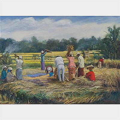 Sample artwork by Yew Kwan Lim (Born 1928), known for painting - View similar artists and auction records