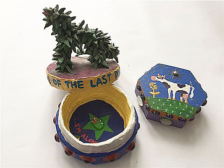 Cow Box & Last Dinosaur Box (Lot of 2)