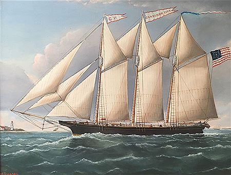 Sample artwork by Max Parsons (1915 - 1998), known for marine painting - View similar artists and auction records