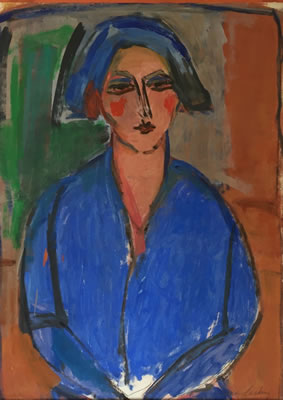 Woman in Blue
