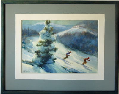 Sample artwork by Harry Lawrence Gage (1887 - 1982), known for graphics, genre, marine, mural, designer - View similar artists and auction records