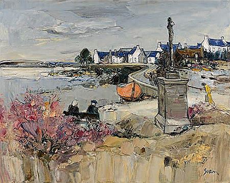 Le calvaire de Saint-Cado by Jean-Paul Surin - Auction record, sale price, and art valuation. Compare with similar artists and explore comparable artworks.