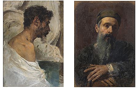 Uomo con barba e cappello and Uomo con barba di profilo (2)