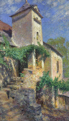 La maison d'Henri Martin à Saint-Cirq-Lapopie