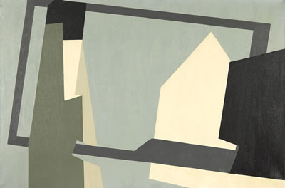 Composition in Blue
