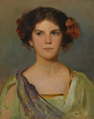 Portrait of the Artist's Daughter Marion Volk