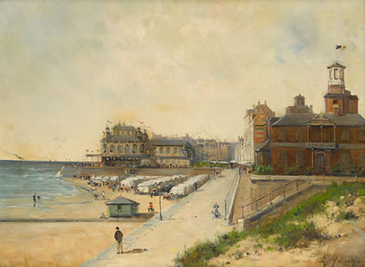 La plage à Trouville