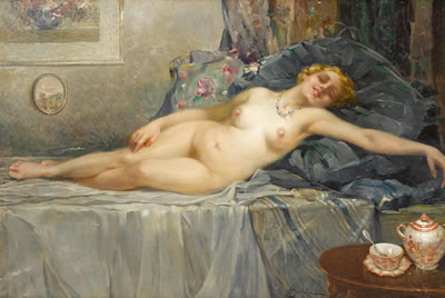 Reclining nude