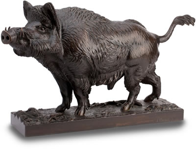 A Wild Boar, 1880