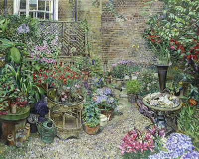 Back garden in full bloom