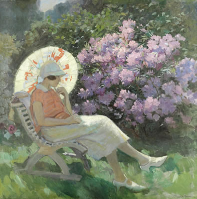 Among the blooms