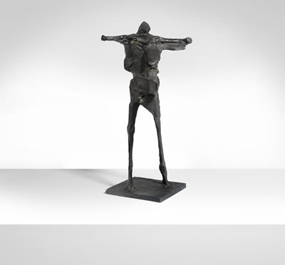 Standing figure with outstretched arms
