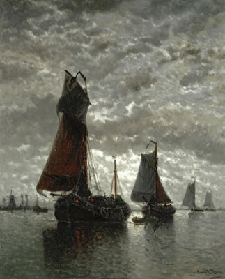 Aurore d'hiver sur la Meuse