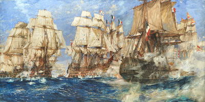 'Oak, Hemp, and Powder, Trafalgar, 1805'