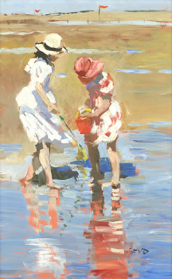 Paddling on a summer's day