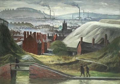 Sample artwork by Ernest Columba Hayes (1914 - 1978), known for figure in landscape and marine painting - View similar artists and auction records