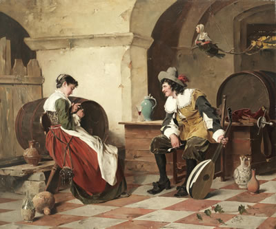 The gift by Ernst Meisel - Auction record, sale price, and art valuation. Compare with similar artists and explore comparable artworks.