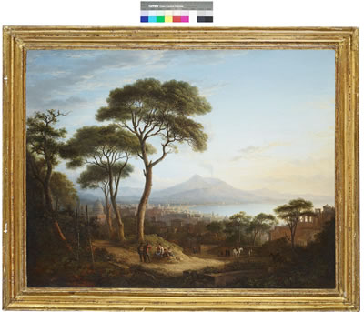 Pair: Veduta di Napoli da Posillipo and Veduta della costa Sorrentina
