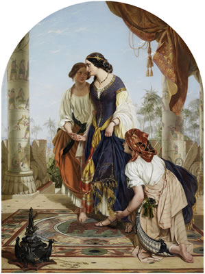 Esther by Henry Nelson O'Neil - Auction record, sale price, and art valuation. Compare with similar artists and explore comparable artworks.