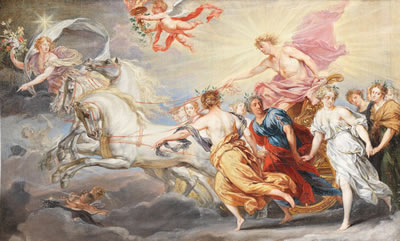 Apollo on his Sun Chariot
