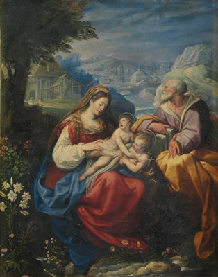 The Holy Family with the Infant Saint John the Baptist